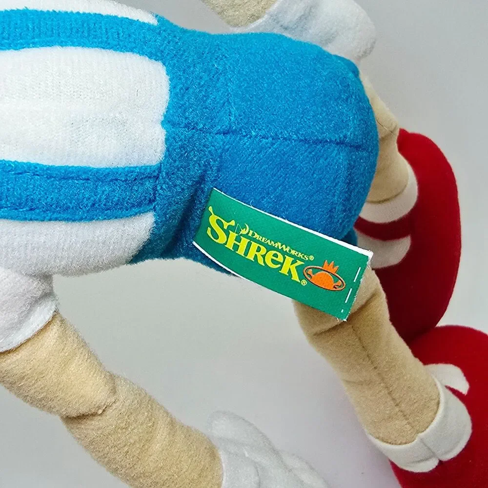 Shrek The Third Pinocchio Plush Rare Stuffed Toy Dreamworks Leaf Nose